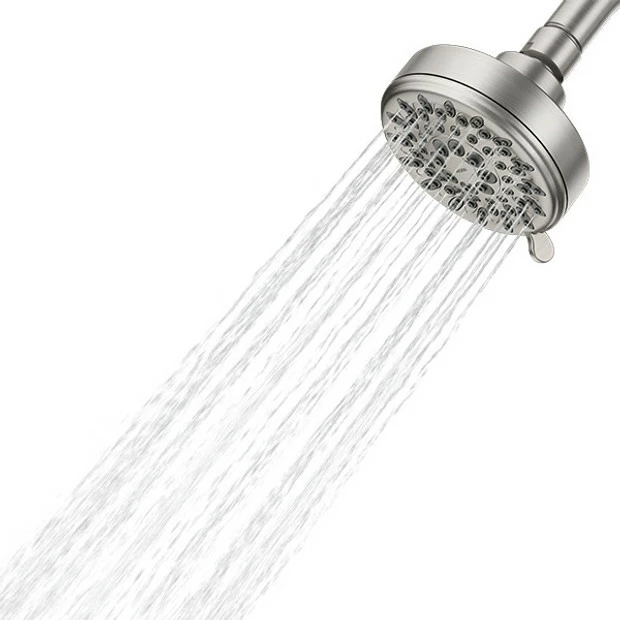 Ignite Spot Resist Brushed Nickel Five-Function 3-3/4" Diameter Spray Head Wallmount 6 Ignite Spot Resist Brushed Nickel Five-Function 3-3/4" Diameter Spray Head Wallmount - Image 4