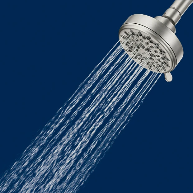 Ignite Spot Resist Brushed Nickel Five-Function 3-3/4" Diameter Spray Head Wallmount 10 Ignite Spot Resist Brushed Nickel Five-Function 3-3/4" Diameter Spray Head Wallmount - Image 8