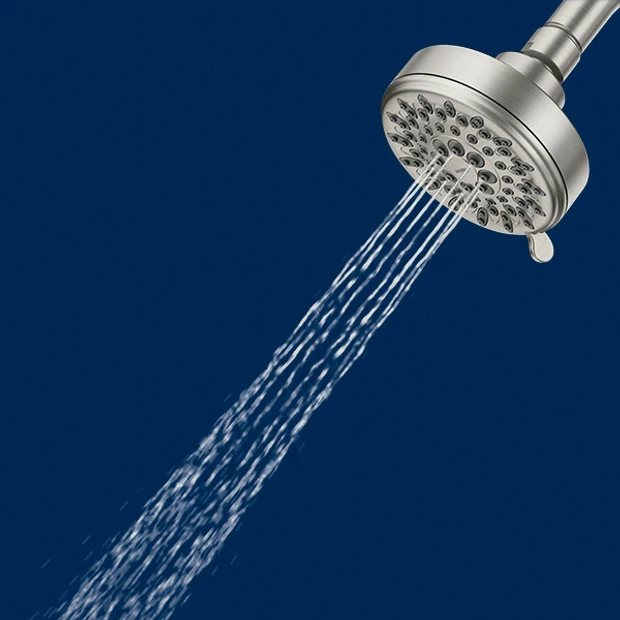 Ignite Spot Resist Brushed Nickel Five-Function 3-3/4" Diameter Spray Head Wallmount 8 Ignite Spot Resist Brushed Nickel Five-Function 3-3/4" Diameter Spray Head Wallmount - Image 6