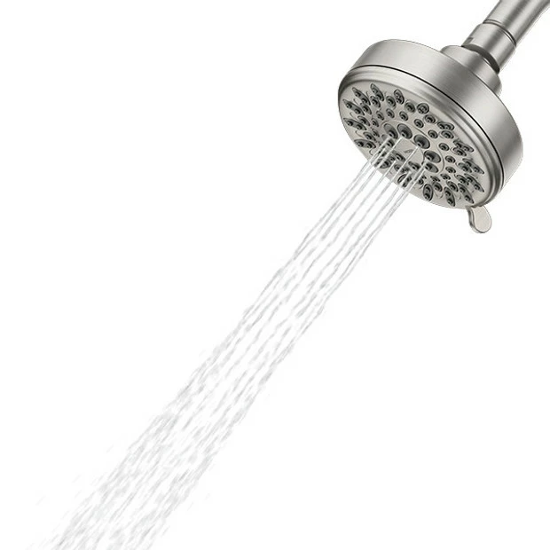 Ignite Spot Resist Brushed Nickel Five-Function 3-3/4" Diameter Spray Head Wallmount 9 Ignite Spot Resist Brushed Nickel Five-Function 3-3/4" Diameter Spray Head Wallmount - Image 7