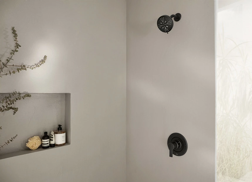 Moen Hydro Energetix™ Wallmount Showerhead Matte Black 8 Moen Hydro Energetix™ Wallmount Showerhead Matte Black - Image 6