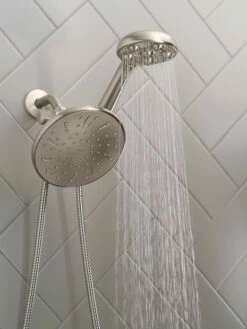 Hydro Roller Spot Resist Brushed Nickel Four-Function 7-1/2" Diameter Spray Head 16 Hydro Roller Spot Resist Brushed Nickel Four-Function 7-1/2" Diameter Spray Head -Hot Sale Moen Store 205c0srn glam2.tif