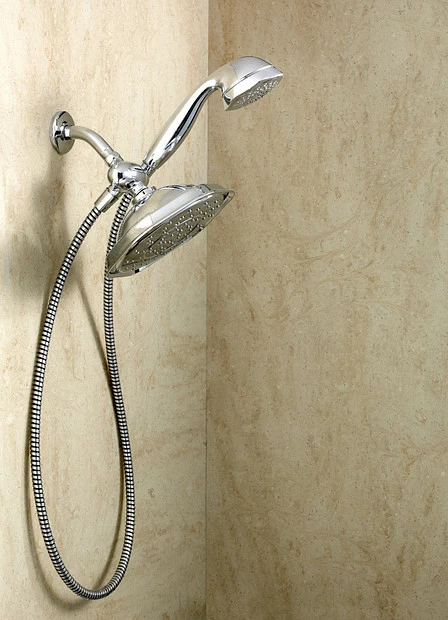 Refresh Chrome Seven-Function 9" Diameter Standard Spray Head With Handheld Shower 4 Refresh Chrome Seven-Function 9" Diameter Standard Spray Head With Handheld Shower - Image 2