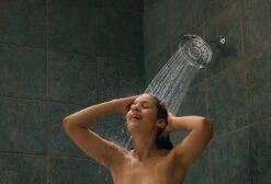 Vitalize Chrome One-Function 7" Diameter Spray Head Rainshower 10 Vitalize Chrome One-Function 7" Diameter Spray Head Rainshower -Hot Sale Moen Store 21007 lifestyle2.tif