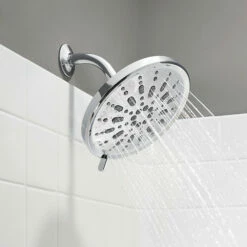Enthrall Chrome Five-Function 9" Diameter Eco-Performance Spray Head Rainshower 10 Enthrall Chrome Five-Function 9" Diameter Eco-Performance Spray Head Rainshower -Hot Sale Moen Store 21530 glam2a.tif