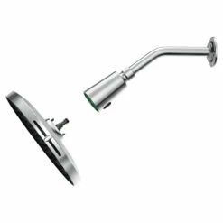 Verso Chrome Adjustable 9" Diameter Spray Head Rainshower