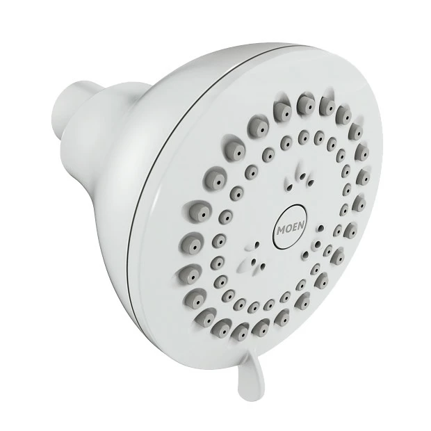 Adler Glacier Four-Function 3" Diameter Spray Eco-Performance Showerhead 3 Adler Glacier Four-Function 3" Diameter Spray Eco-Performance Showerhead