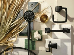 Attract Matte Black With Magnetix Handheld Shower 23 Attract Matte Black With Magnetix Handheld Shower -Hot Sale Moen Store 26000BL 5947 5998 THDHensleyMagnetix Horz Flatlay1.tif