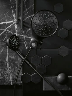 Attract™ Magnetix Rainshower Combo Matte Black 15 Attract™ Magnetix Rainshower Combo Matte Black -Hot Sale Moen Store 26008bl 6170THDHyrdo vert flatlay2.tif.tif