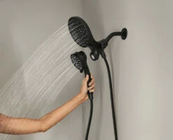 Attract™ Magnetix Rainshower Combo Matte Black 21 Attract™ Magnetix Rainshower Combo Matte Black -Hot Sale Moen Store 26008bl lifestyle v2.tif