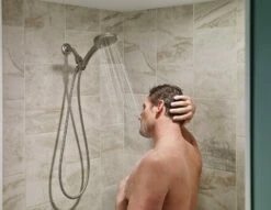Iso Spot Resist Brushed Nickel Handheld Shower