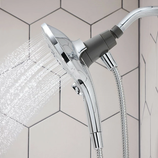 Engage Chrome Six-Function 5 1/2" Diameter Eco-Performance Spray Head Handheld Shower 4 Engage Chrome Six-Function 5 1/2" Diameter Eco-Performance Spray Head Handheld Shower - Image 2