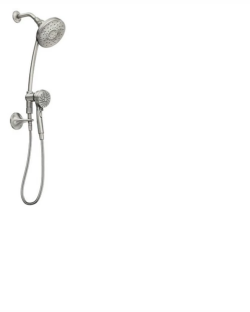 Engage Spot Resist Brushed Nickel Six-Function 6-1/2" Diameter Spray Head Standard With Handshower 8 Engage Spot Resist Brushed Nickel Six-Function 6-1/2" Diameter Spray Head Standard With Handshower - Image 6