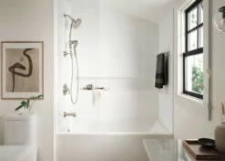 Engage Spot Resist Brushed Nickel Six-Function 6-1/2" Diameter Spray Head Standard With Handshower 13 Engage Spot Resist Brushed Nickel Six-Function 6-1/2" Diameter Spray Head Standard With Handshower -Hot Sale Moen Store 28501srn 82755srn y6318bn set2.tif