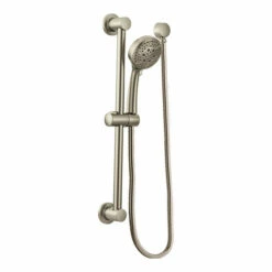 Moen Brushed Nickel Circular Drop Ell For Handheld Showerhead (2.4"L X 1.7"W X 2.5"H)