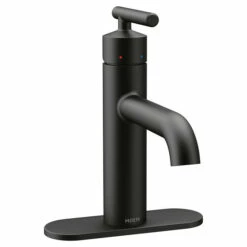 Gibson Matte Black One-Handle High Arc Bathroom Faucet