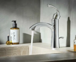 Glyde Chrome One-handle High Arc Bathroom Faucet -Hot Sale Moen Store 6170 glam2.tif