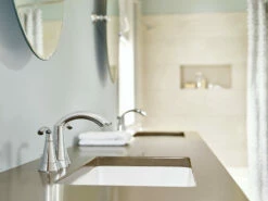 Glyde Matte Black Two-handle High Arc Bathroom Faucet -Hot Sale Moen Store 6172 shot4.tif