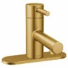 Align Brushed Gold One-Handle Low Arc Low Profile Bathroom Faucet 2 Align Brushed Gold One-Handle Low Arc Low Profile Bathroom Faucet -Hot Sale Moen Store 6191bg deckplate.tif
