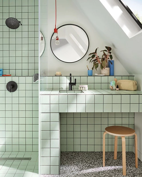 Velocity Matte Black Two-function 8" Diameter Spray Head Rainshower 9 Velocity Matte Black Two-function 8" Diameter Spray Head Rainshower - Image 7