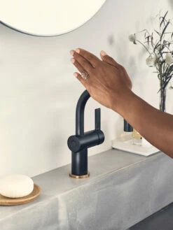 Cia Brushed Gold One-handle High Arc Bathroom Faucet -Hot Sale Moen Store 6221ewbl gif loop.gif