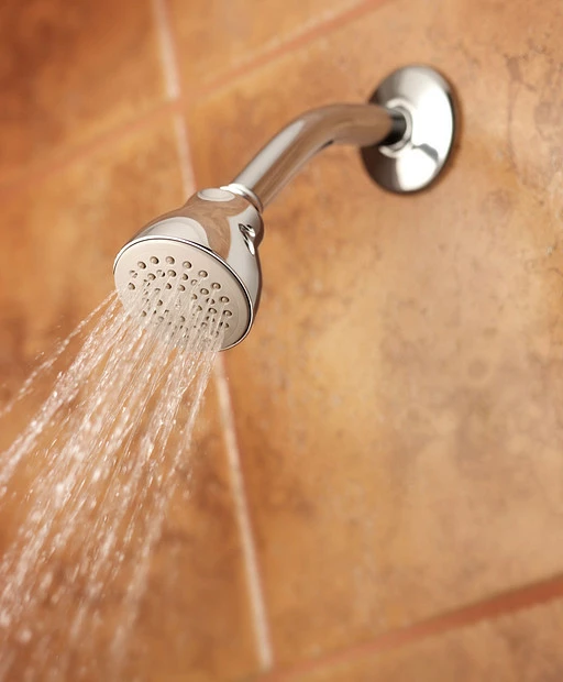 Chrome One-Function 2 1/2" Diameter Spray Eco-Performance 1.50 GPM Showerhead 3 Chrome One-Function 2 1/2" Diameter Spray Eco-Performance 1.50 GPM Showerhead