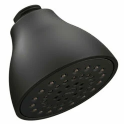 Moen Matte Black One-Function 3 3/4" Diameter Standard Spray Showerhead