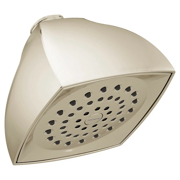 Moen Polished Nickel One-Function 4-1/16" Diameter Spray Head Eco-Performance Showerhead 3 Moen Polished Nickel One-Function 4-1/16" Diameter Spray Head Eco-Performance Showerhead