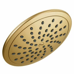 Moen Brushed Gold One-function 8" Diameter Spray Head Eco-performance Rainshower