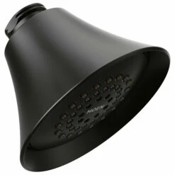 Moen Matte Black One-function 3.75" Diameter Spray Head Eco-performance Showerhead