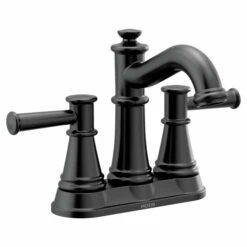 Belfield Matte Black Two-handle High Arc Bathroom Faucet -Hot Sale Moen Store 6401bl.tif