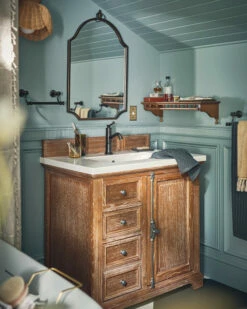 Belfield Matte Black One-handle High Arc Bathroom Faucet