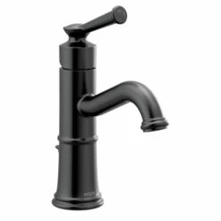 Belfield Matte Black One-handle High Arc Bathroom Faucet 14 Belfield Matte Black One-handle High Arc Bathroom Faucet -Hot Sale Moen Store 6402bl.tif
