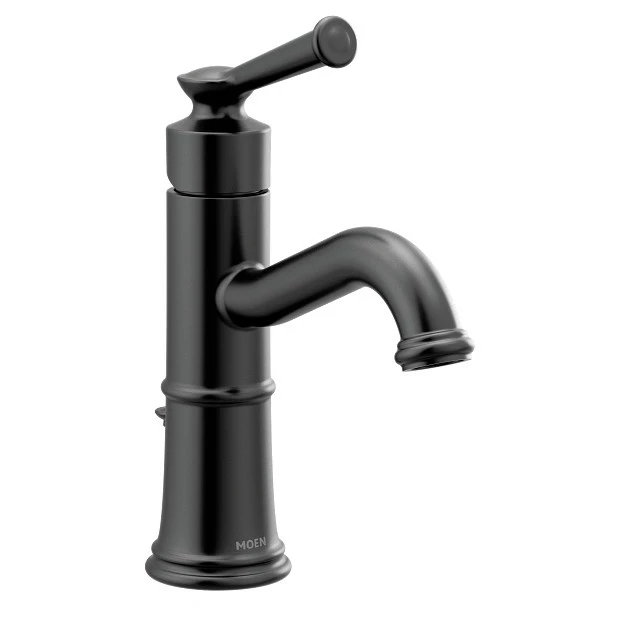Belfield Matte Black One-handle High Arc Bathroom Faucet 7 Belfield Matte Black One-handle High Arc Bathroom Faucet - Image 5