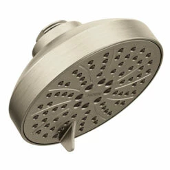 Moen Brushed Nickel Six-Function 4.5" Diameter Spray Head Eco-Performance Showerhead -Hot Sale Moen Store 6512epbn.tif
