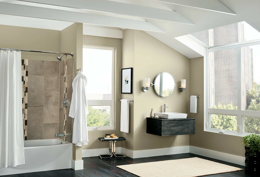 Genta Brushed Nickel One-Handle High Arc Bathroom Faucet 4 Genta Brushed Nickel One-Handle High Arc Bathroom Faucet - Image 2