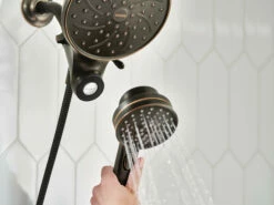 Brecklyn Mediterranean Bronze Posi-Temp® Tub/Shower -Hot Sale Moen Store 82610brb lifestyle.tif