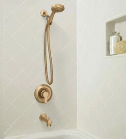 MEENA Bronzed Gold Posi-Temp® Tub/shower