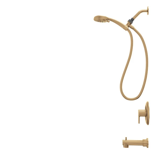 MEENA Bronzed Gold Posi-Temp® Tub/shower 7 MEENA Bronzed Gold Posi-Temp® Tub/shower - Image 5