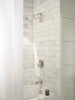 Hot Sale Moen Store 40 Finney Spot Resist Brushed Nickel Posi-TempĀ® Tub/shower