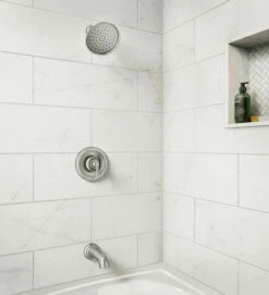 Gilmour Spot Resist Brushed Nickel Posi-Temp® Tub/shower -Hot Sale Moen Store 82755SRN Gilmour Tub Shower RS.tif