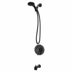 Beric Matte Black Posi-Temp® Tub/shower