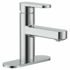 Laris Chrome One-handle Low Arc Bathroom Faucet -Hot Sale Moen Store 84014.tif