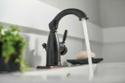 Sarona Mediterranean Bronze One-Handle High Arc Bathroom Faucet -Hot Sale Moen Store 84144BRB Glam4.tif