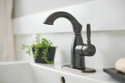 Sarona Mediterranean Bronze One-Handle High Arc Bathroom Faucet -Hot Sale Moen Store 84144BRB Glam5.tif