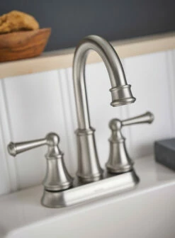 Brecklyn Spot Resist Brushed Nickel Two-Handle High Arc Bathroom Faucet -Hot Sale Moen Store 84162SRN Creative1.tif