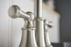 Brecklyn Spot Resist Brushed Nickel Two-Handle High Arc Bathroom Faucet -Hot Sale Moen Store 84162SRN ExtremeCloseUp1.tif