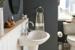 Brecklyn Spot Resist Brushed Nickel Two-Handle High Arc Bathroom Faucet -Hot Sale Moen Store 84162SRN Mid.tif