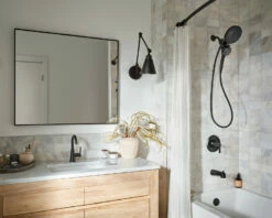 Mikah Matte Black One-handle High Arc Bathroom Faucet 25 Mikah Matte Black One-handle High Arc Bathroom Faucet -Hot Sale Moen Store 84310bl 82310bl set2.tif