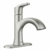 Karis Spot Resist Brushed Nickel One-handle High Arc Bathroom Faucet 1 Karis Spot Resist Brushed Nickel One-handle High Arc Bathroom Faucet -Hot Sale Moen Store 84346SRN v2.tif